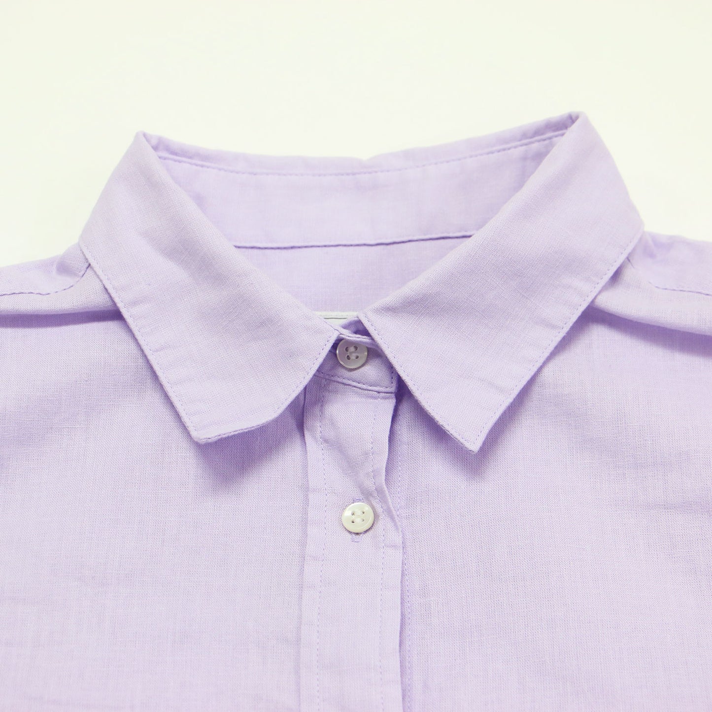 24春夏 綿 麻 レギュラー シャツ / 長袖 オーバーサイズ コットン リネン