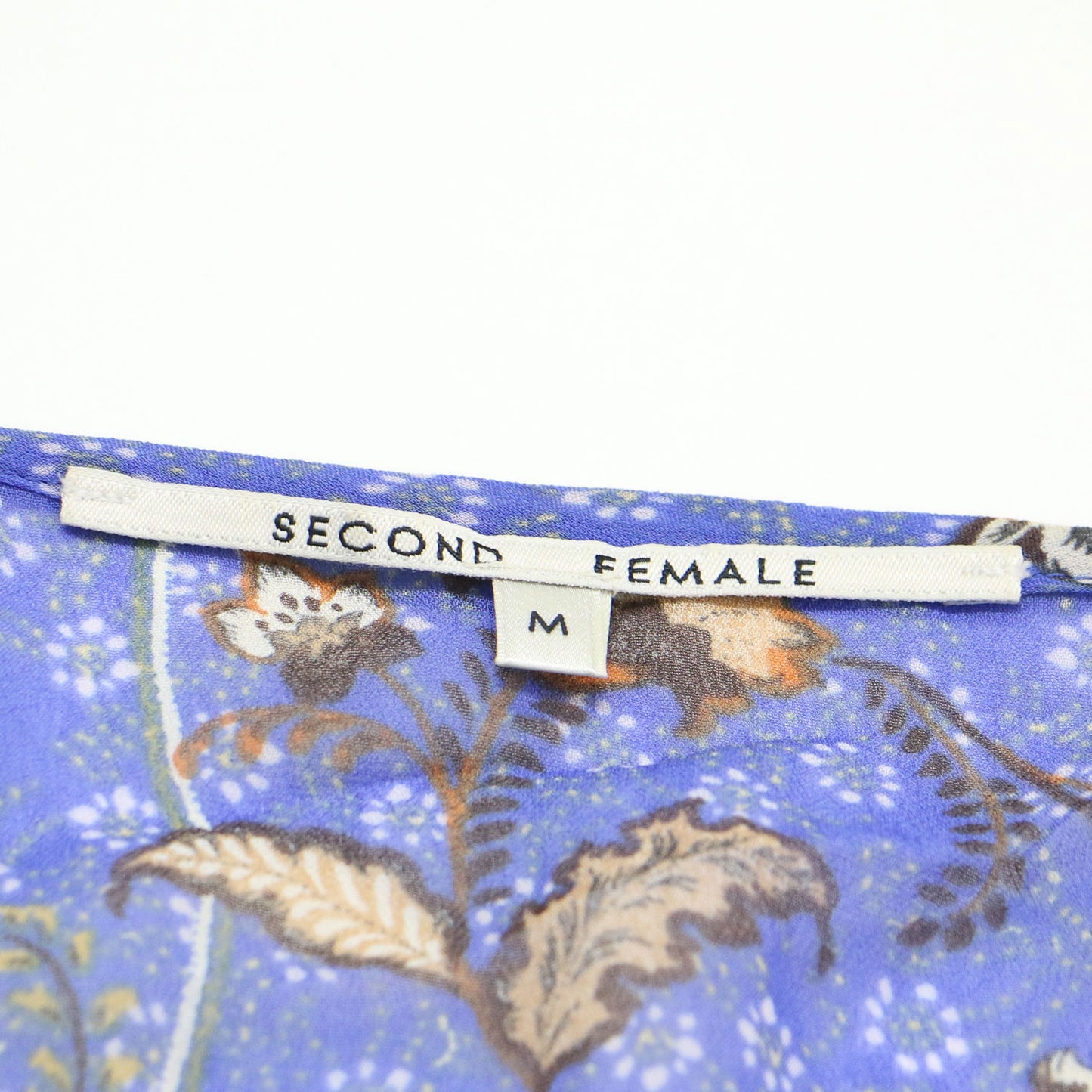 Vネック シアー 花柄 ブラウス / プルオーバー 長袖 ラグランスリーブ スリット