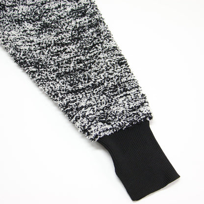 24春夏 ミックスツイード ニット カーディガン / プルオーバー 長袖 ショート丈 テープヤーン素材