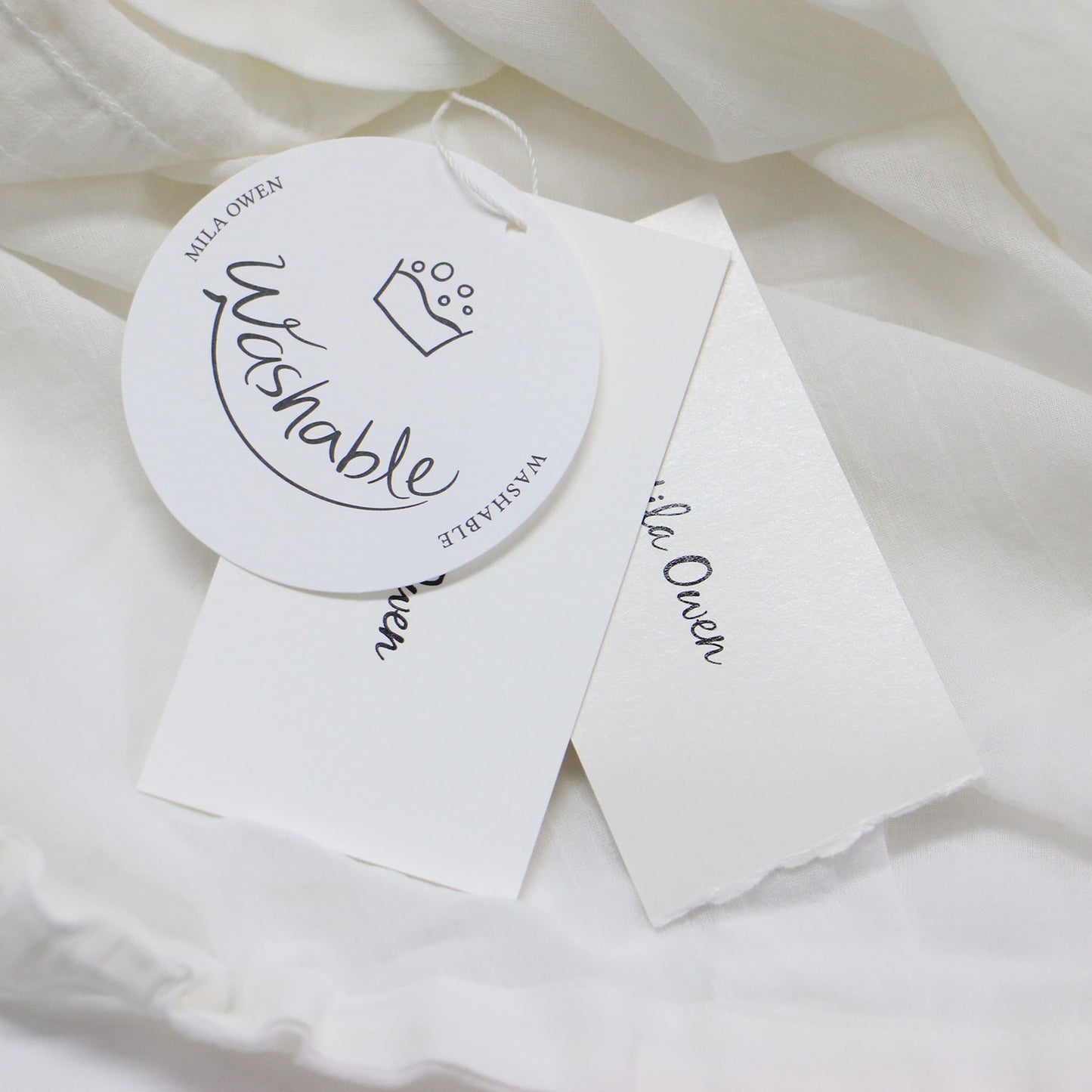 25春夏 シアー フリル ドロスト ショート シャツ / ブラウス 長袖 コットン ウォッシャブル