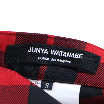 チェック柄 プリーツ スカート パンツ / JT-P045 キュロット ミディ丈