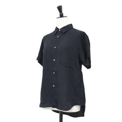 ペイズリー柄 ポケット付き ショートスリーブ シャツ / ブラウス 半袖