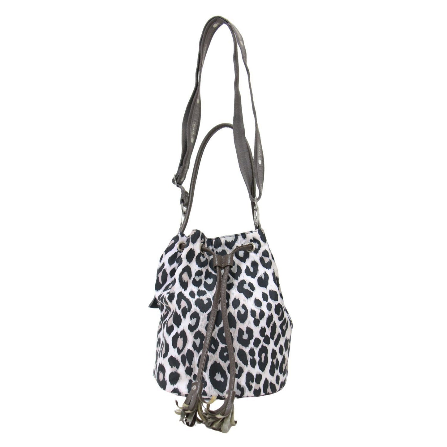 × MAISON DE REEFUR 別注 レオパード ポシェット / 巾着 ハンドバッグ ショルダー 2WAY