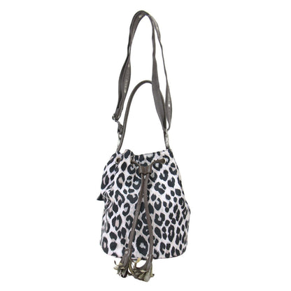 × MAISON DE REEFUR 別注 レオパード ポシェット / 巾着 ハンドバッグ ショルダー 2WAY