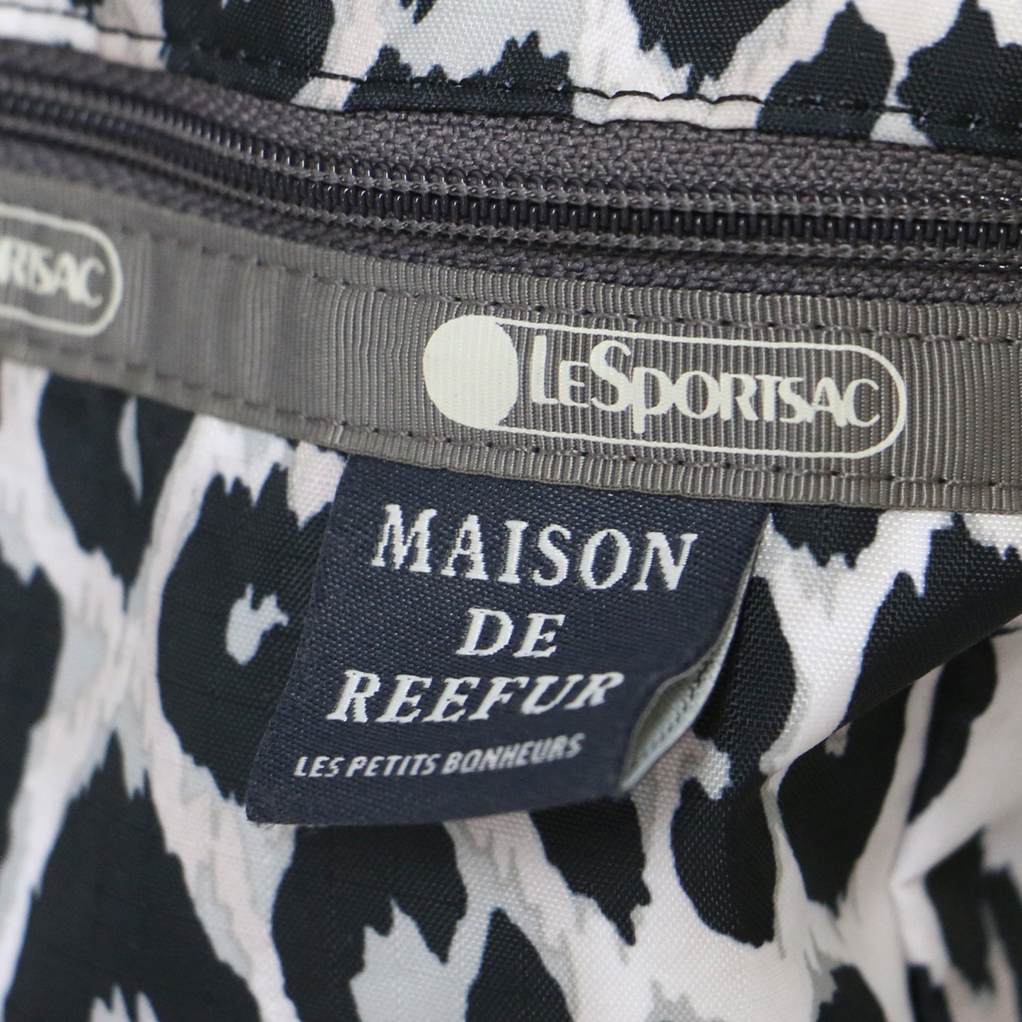 × MAISON DE REEFUR 別注 レオパード ポシェット / 巾着 ハンドバッグ ショルダー 2WAY