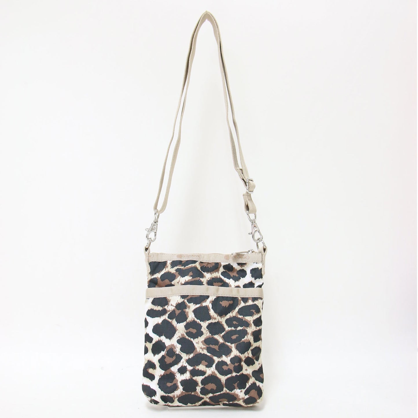 レオパード ショルダー バッグ / 3 ZIP CROSSBODY ポシェット ミニ ロゴ