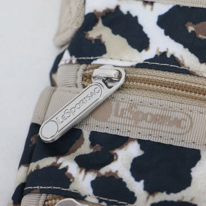 レオパード ショルダー バッグ / 3 ZIP CROSSBODY ポシェット ミニ ロゴ