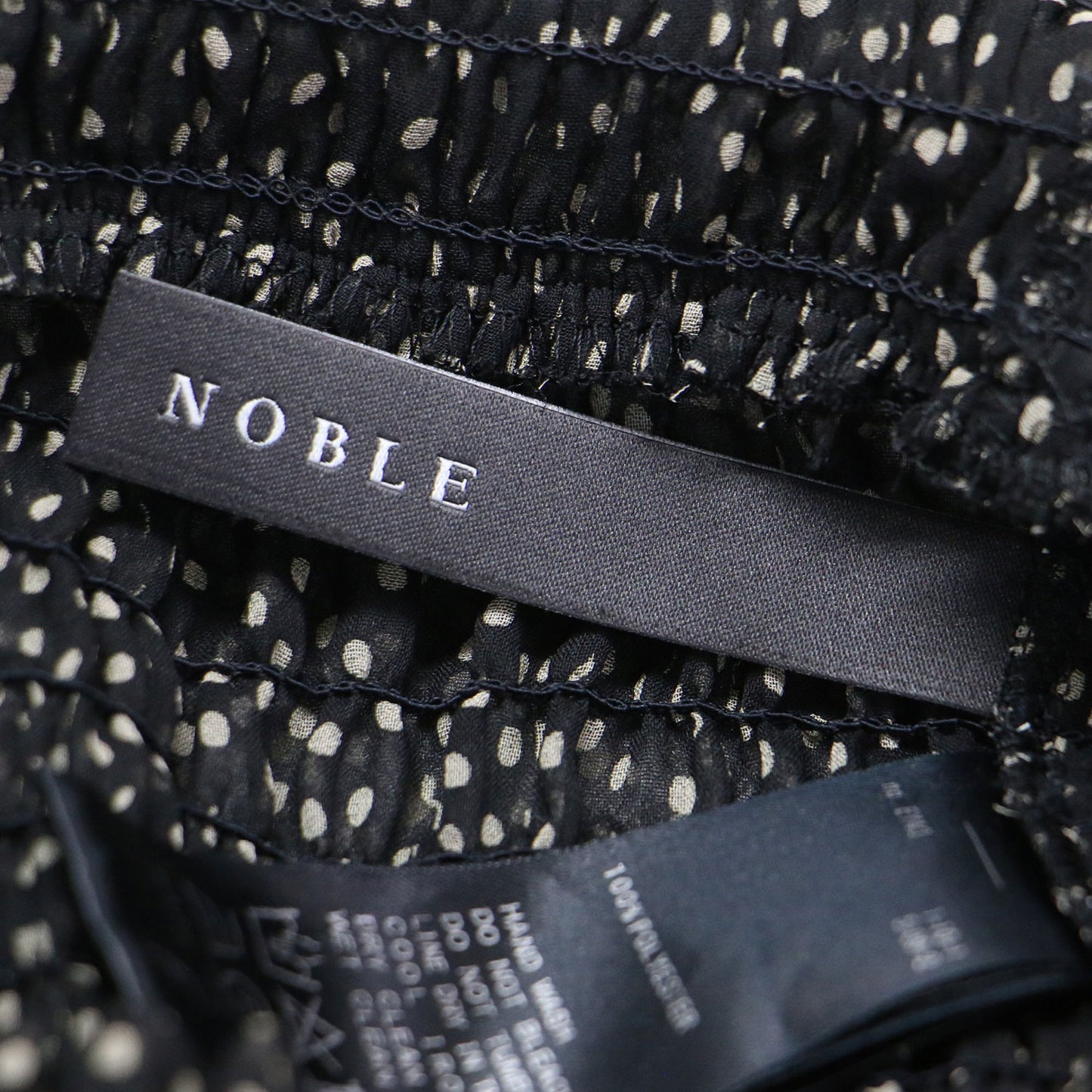 21春夏 ドット シャーリング ロング スカート / フレア シアー タック ウエストゴム