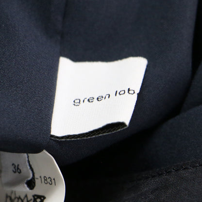 シャンブレー カッセン ギャザー スカート / ロング丈 フレア Aライン