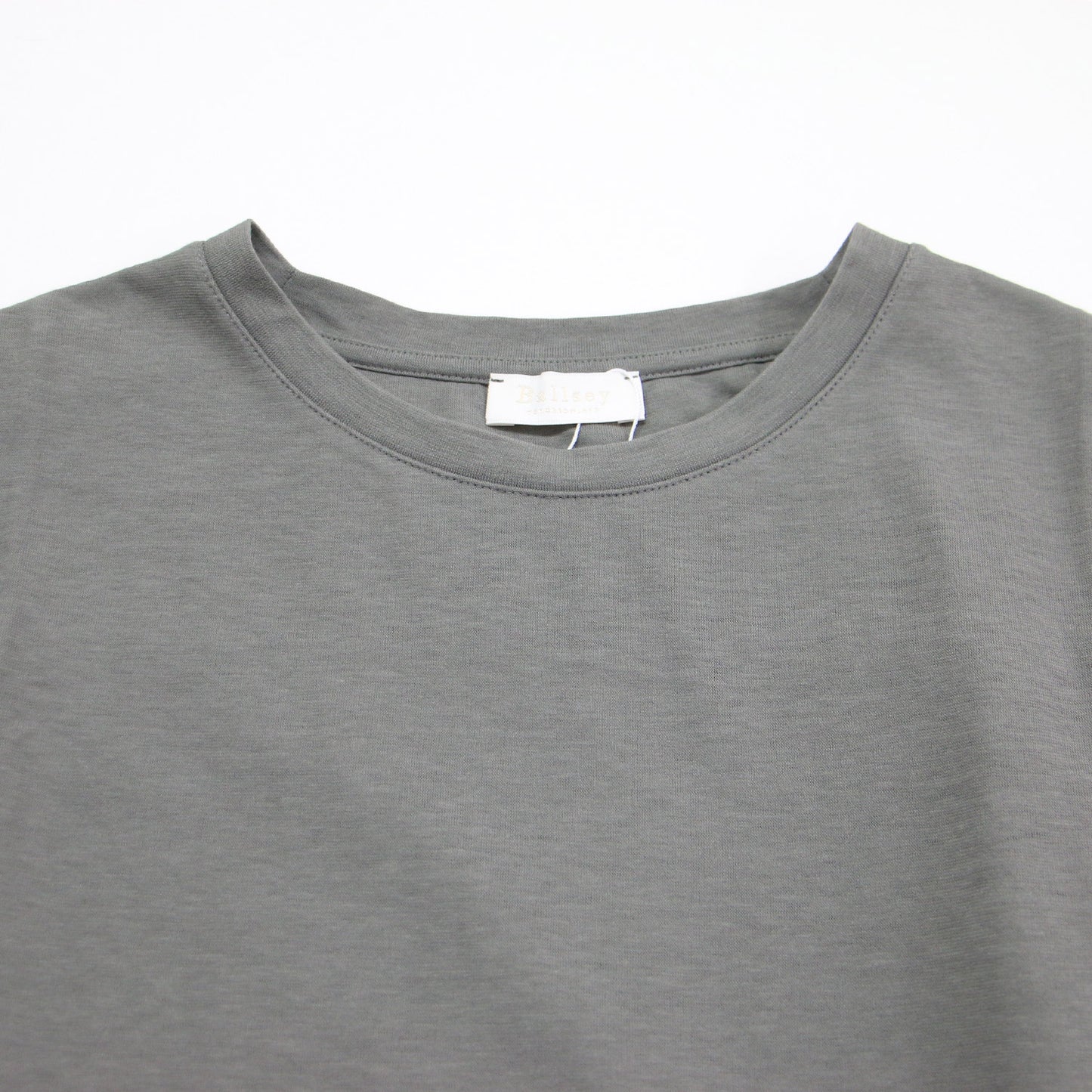 21春夏 コットン ジャージー ショルダー タック ノースリーブ プルオーバー / Tシャツ カットソー クルーネック