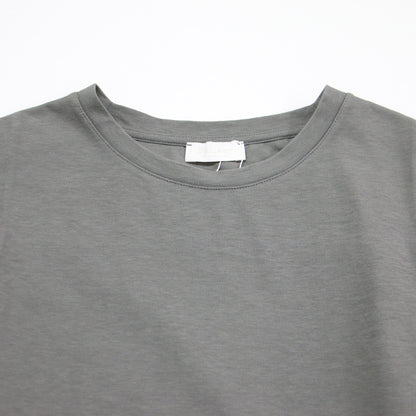 21春夏 コットン ジャージー ショルダー タック ノースリーブ プルオーバー / Tシャツ カットソー クルーネック