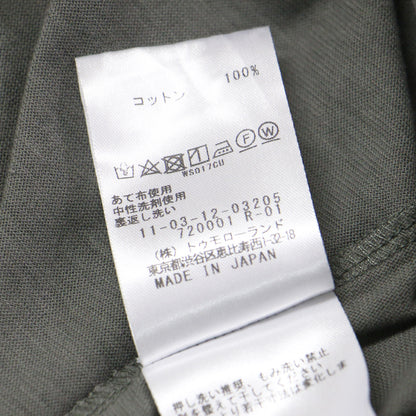 21春夏 コットン ジャージー ショルダー タック ノースリーブ プルオーバー / Tシャツ カットソー クルーネック