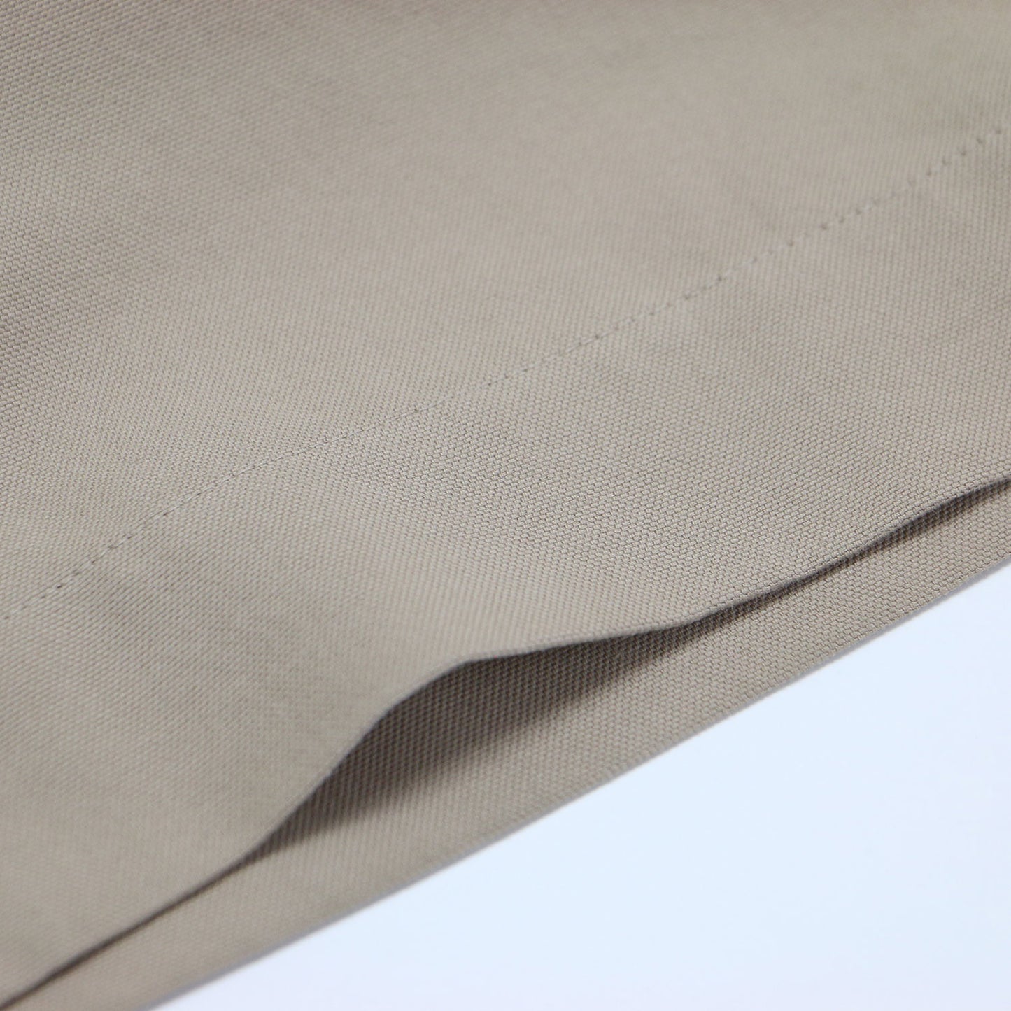 ドライコットン ワイド パンツ / ハイウエスト ストレート オックス素材