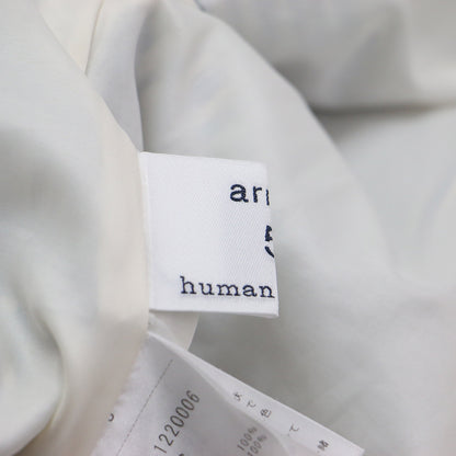 21秋冬 arrive 5e ストライプ プリント スカート / ロング丈 フレア 総柄 タック Aライン