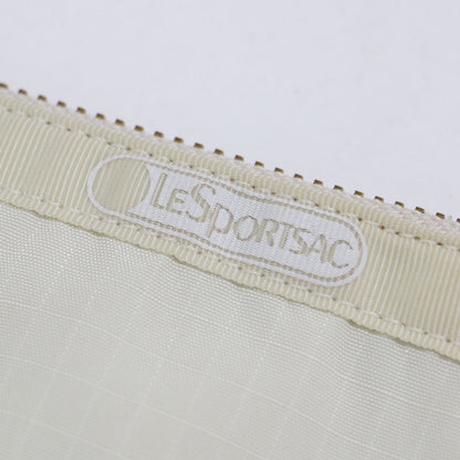 × KEITA MARUYAMA 別注 クジャク 刺繍 リスレット ポーチ / Kujaku Ivory Essential Wristlet ハンドバッグ