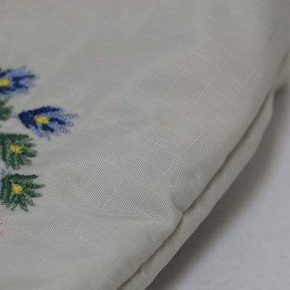 × KEITA MARUYAMA 別注 クジャク 刺繍 リスレット ポーチ / Kujaku Ivory Essential Wristlet ハンドバッグ