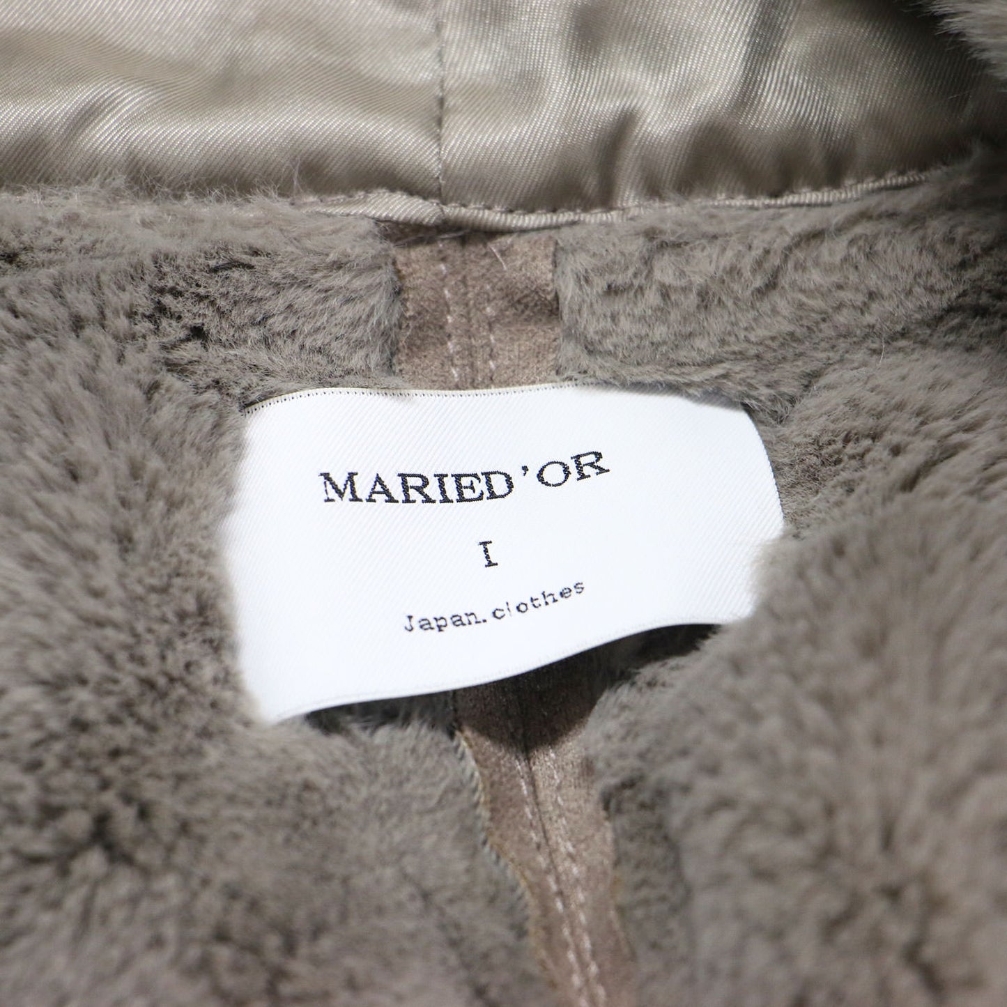 21秋冬 フード付き エコファー ロング ベスト / ジレ チュニック丈 切替 スリット