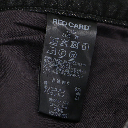 テーパード デニム パンツ 46403 / Anniversary スリム ストレッチ コットン