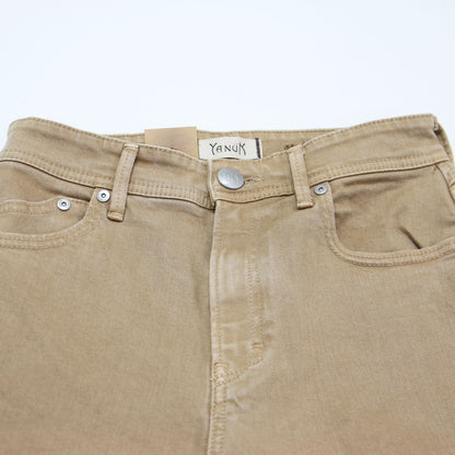 ハイウエスト スリム デニム パンツ / High Waist ANNETTE スキニー ストレート カットオフ