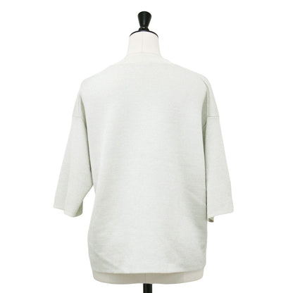 25春夏 ラメ 半袖 ニット / Lurex Knit Ramiele Sweater セーター クルーネック スムース編み ウォッシャブル