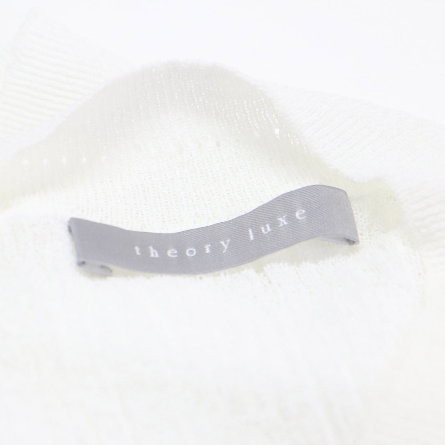 24秋冬 ノースリーブ シアー ニット / Luton Eldo クルーネック プルオーバー ドライタッチ ウォッシャブル