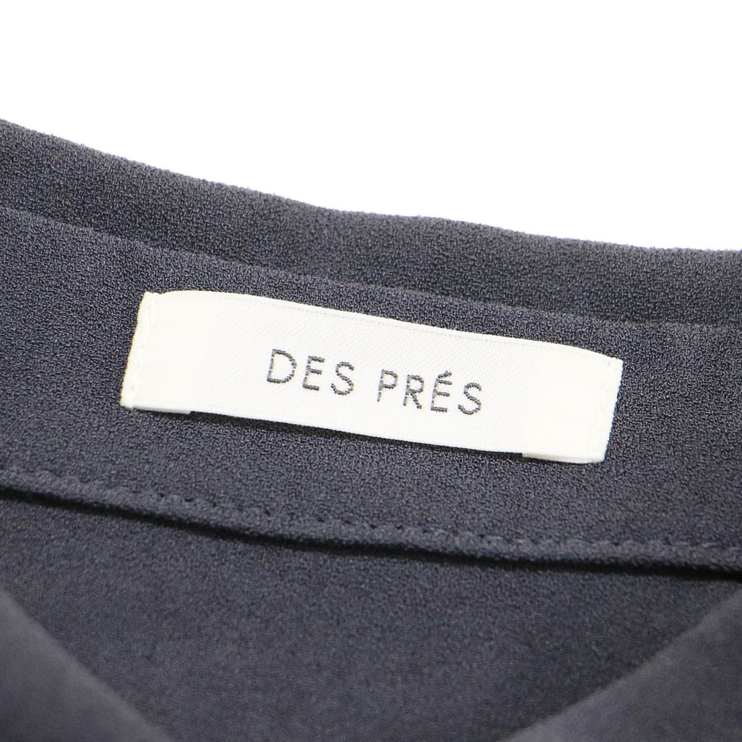 24春夏 ジャージーライク ジョーゼット パイピングスリーブ ブラウス / シャツ ノースリーブ ワイド