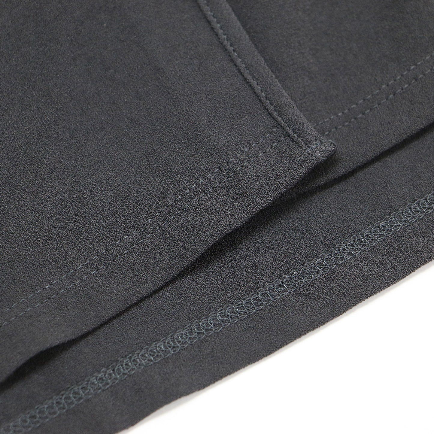 24春夏 ジャージーライク ジョーゼット パイピングスリーブ ブラウス / シャツ ノースリーブ ワイド