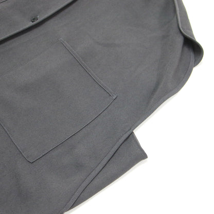 24春夏 ジャージーライク ジョーゼット パイピングスリーブ ブラウス / シャツ ノースリーブ ワイド