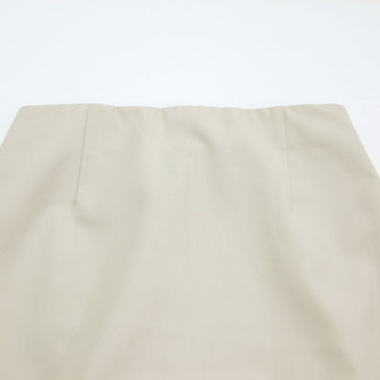 23春夏 ストレート タイトスカート / スーツ Iライン ロング丈 ウエストゴム スリット