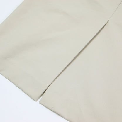 23春夏 ストレート タイトスカート / スーツ Iライン ロング丈 ウエストゴム スリット