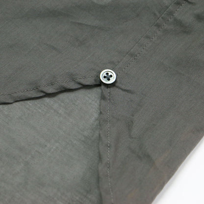 22春夏 コットンローン シアー シャツ / ブラウス 長袖 カシュクール 2WAY