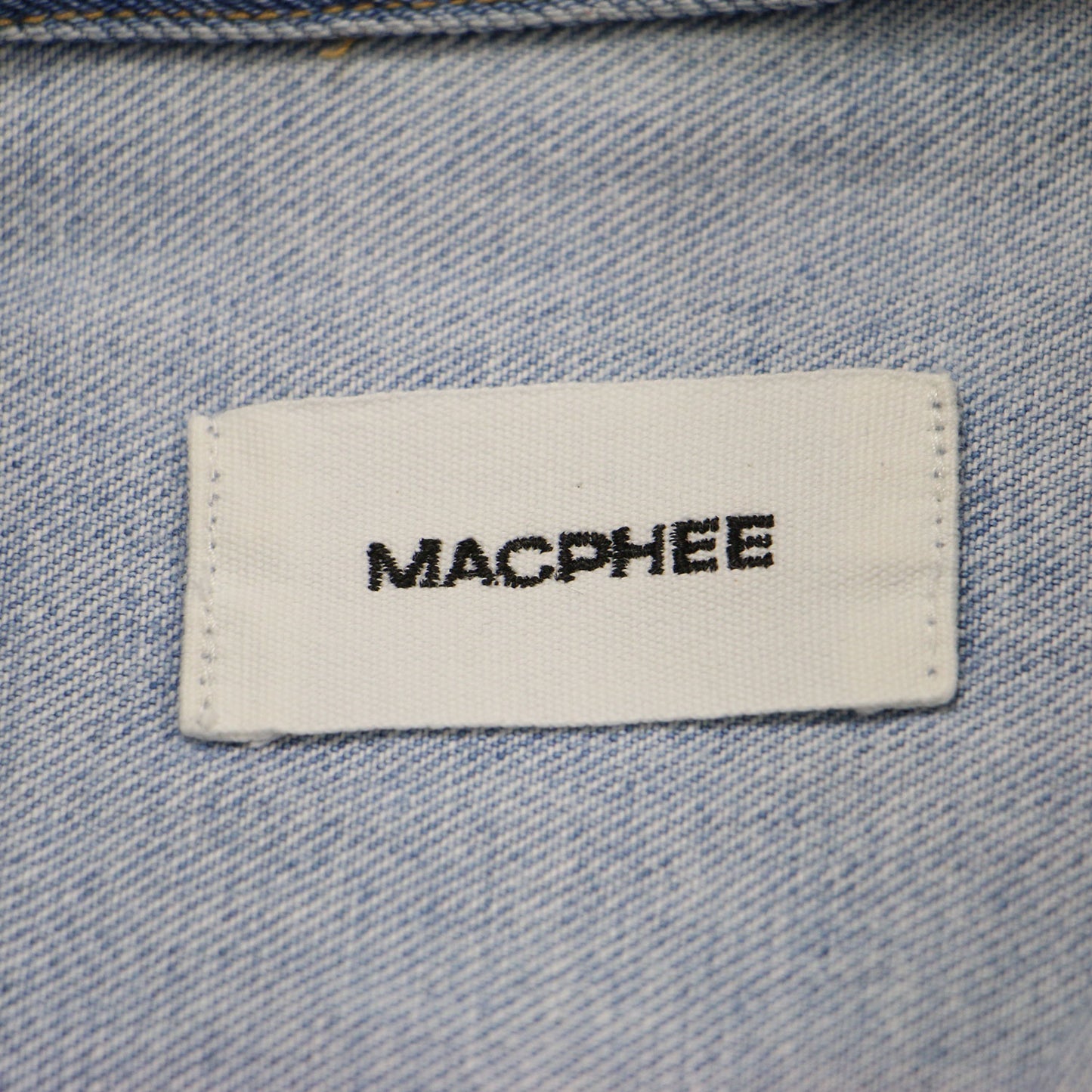 24春夏 コットン デニム ショートジャケット / 長袖 ラウンドスリーブ コンパクト ヴィンテージ加工