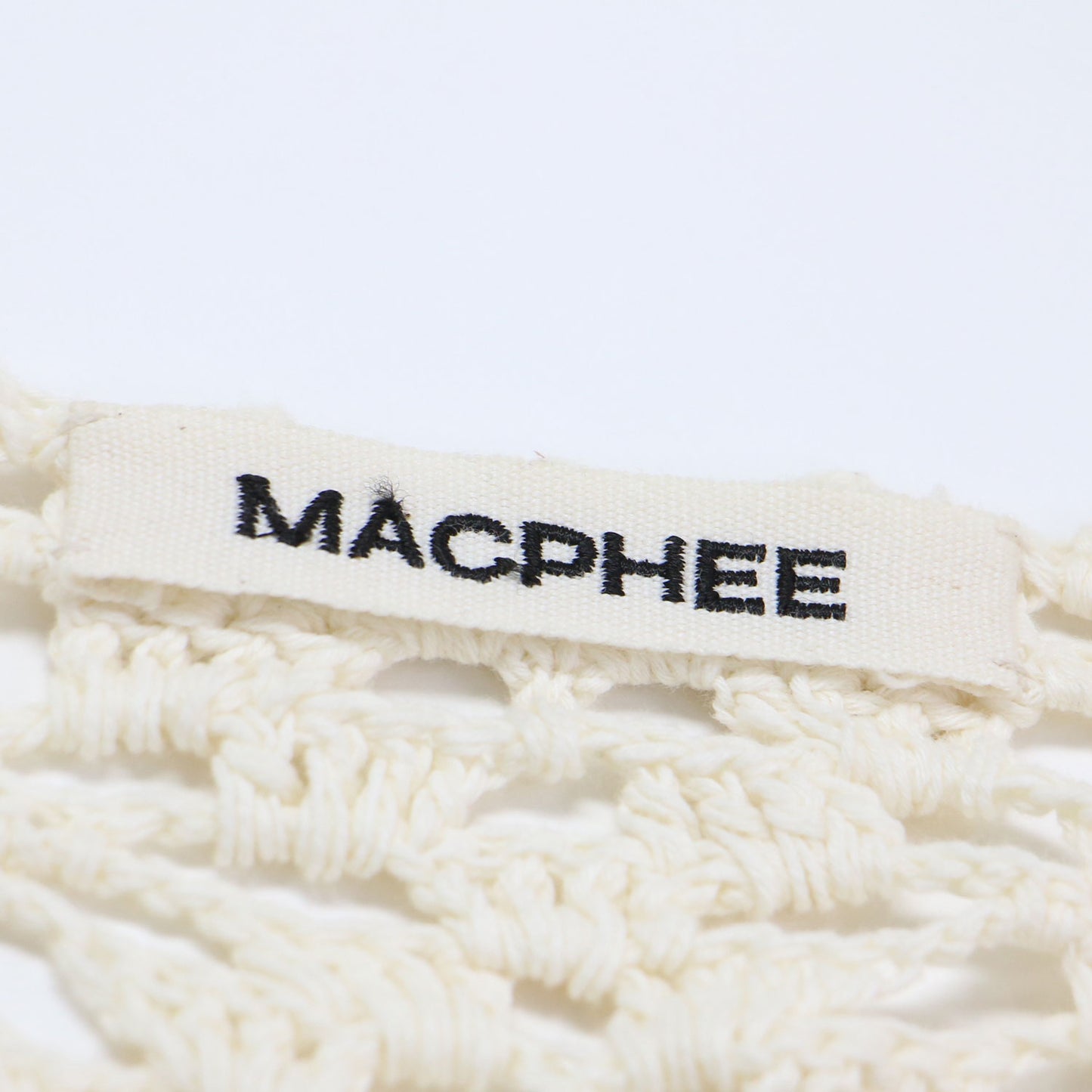 24春夏 モチーフ クロシェット ハーフスリーブ カーディガン / ニット 半袖 かぎ針編み コットン リネン