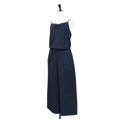 23春夏 ポリエステル コットン サッカー ジャンプスーツ / キャミソール サロペット ワイド ストレッチ