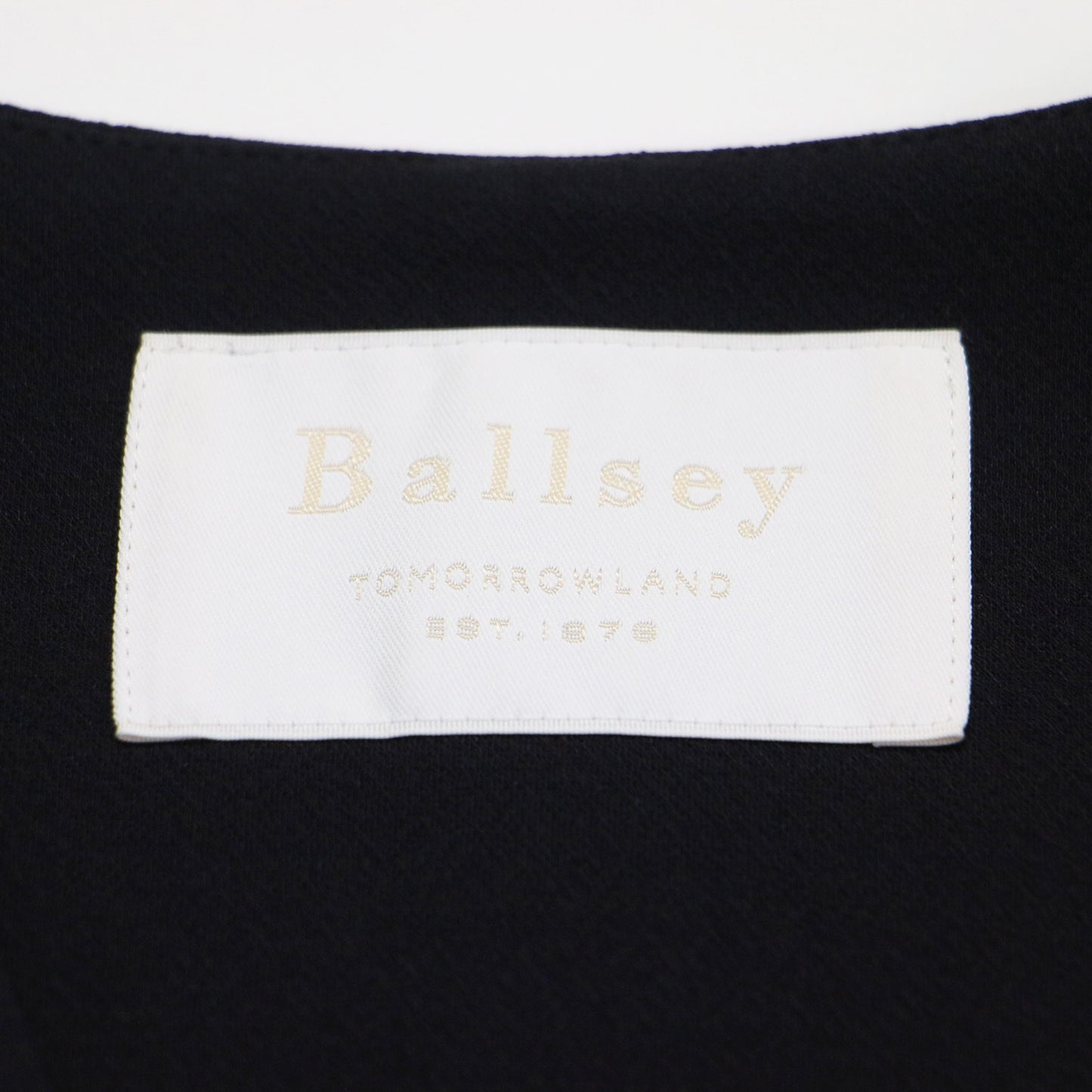 22春夏 ドライアムンゼン Vネック ジレ / ベスト ノースリーブ チュニック丈 ストレート ダブルブレスト