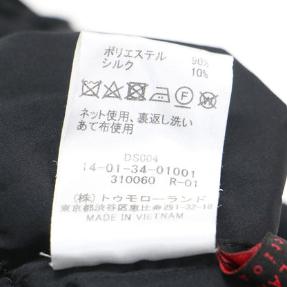 23秋冬 ポリエステル シルク マット タフタ ギャザー ティアード ブラウス / プルオーバー ノースリーブ ペプラム