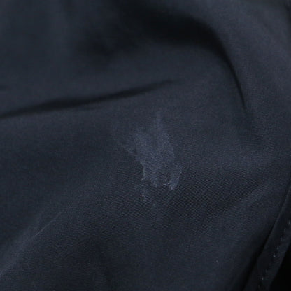 23秋冬 ポリエステル シルク マット タフタ ギャザー ティアード ブラウス / プルオーバー ノースリーブ ペプラム