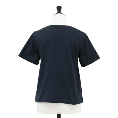 24春夏 ファインコットン クルーネック Tシャツ / カットソー 半袖 天竺 ジャージー ストレッチ