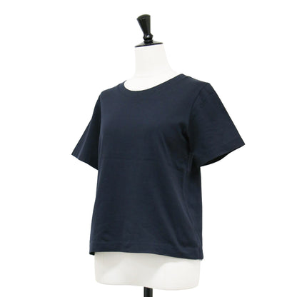 24春夏 ファインコットン クルーネック Tシャツ / カットソー 半袖 天竺 ジャージー ストレッチ