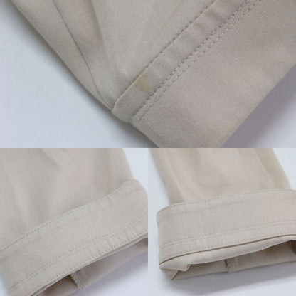 23秋冬 ペプラム デザイン デニム ワンピース / ミディ丈 長袖 ボウタイ フレア