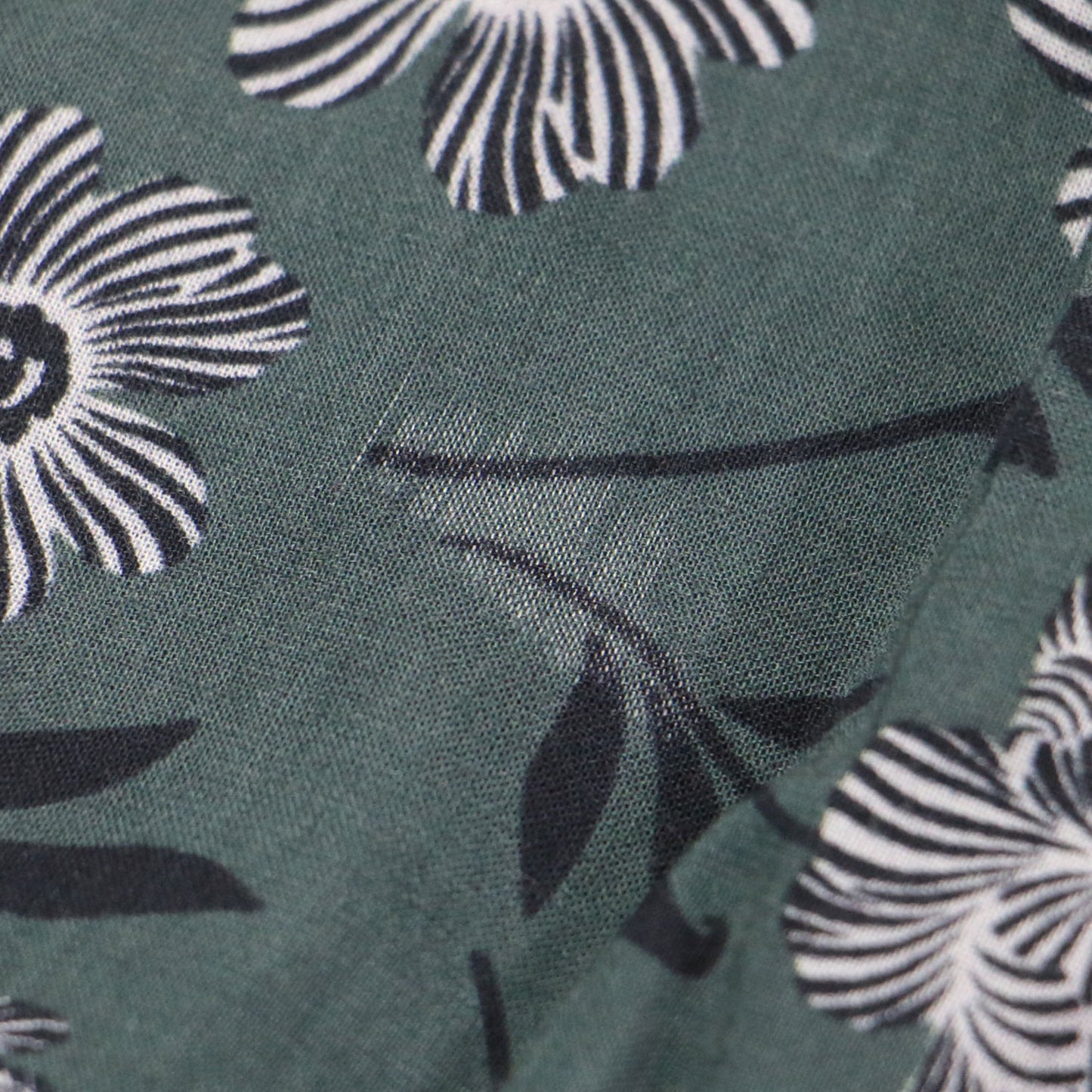 × UNITED ARROWS 別注 マドモアゼルのドレス / ワンピース 長袖 Vネック ロング丈 花柄 フレア コットン