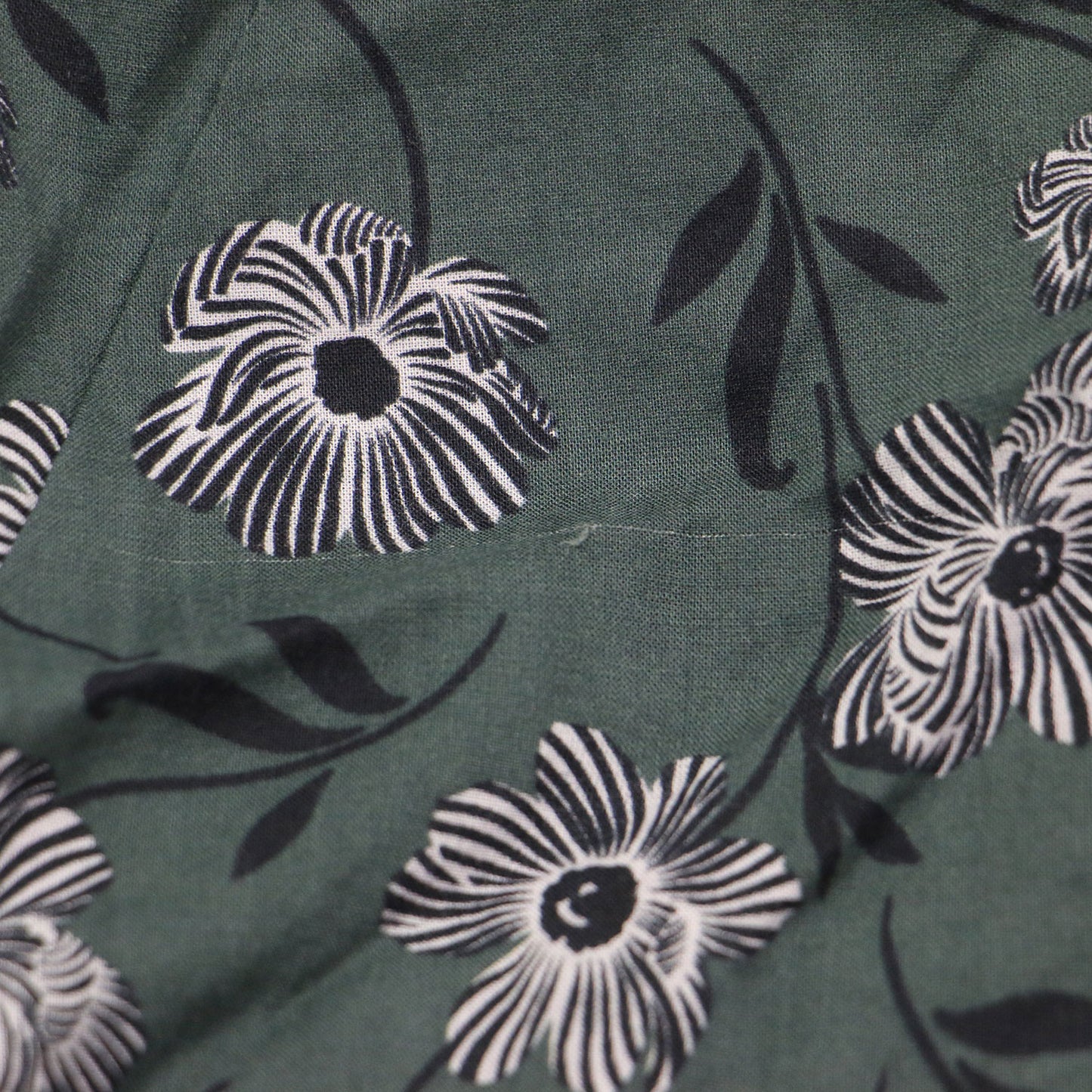 × UNITED ARROWS 別注 マドモアゼルのドレス / ワンピース 長袖 Vネック ロング丈 花柄 フレア コットン