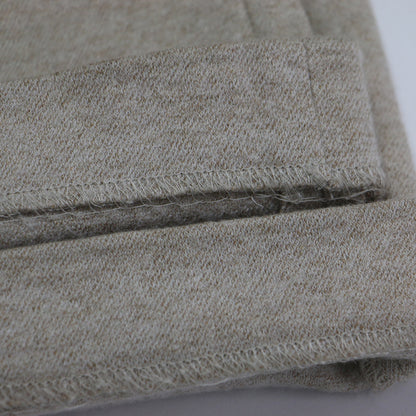 20秋冬 ジャガード ツイード ニットパンツ / Jacquard Tweed ワイドパンツ セミフレア ストレッチ ウール コットン