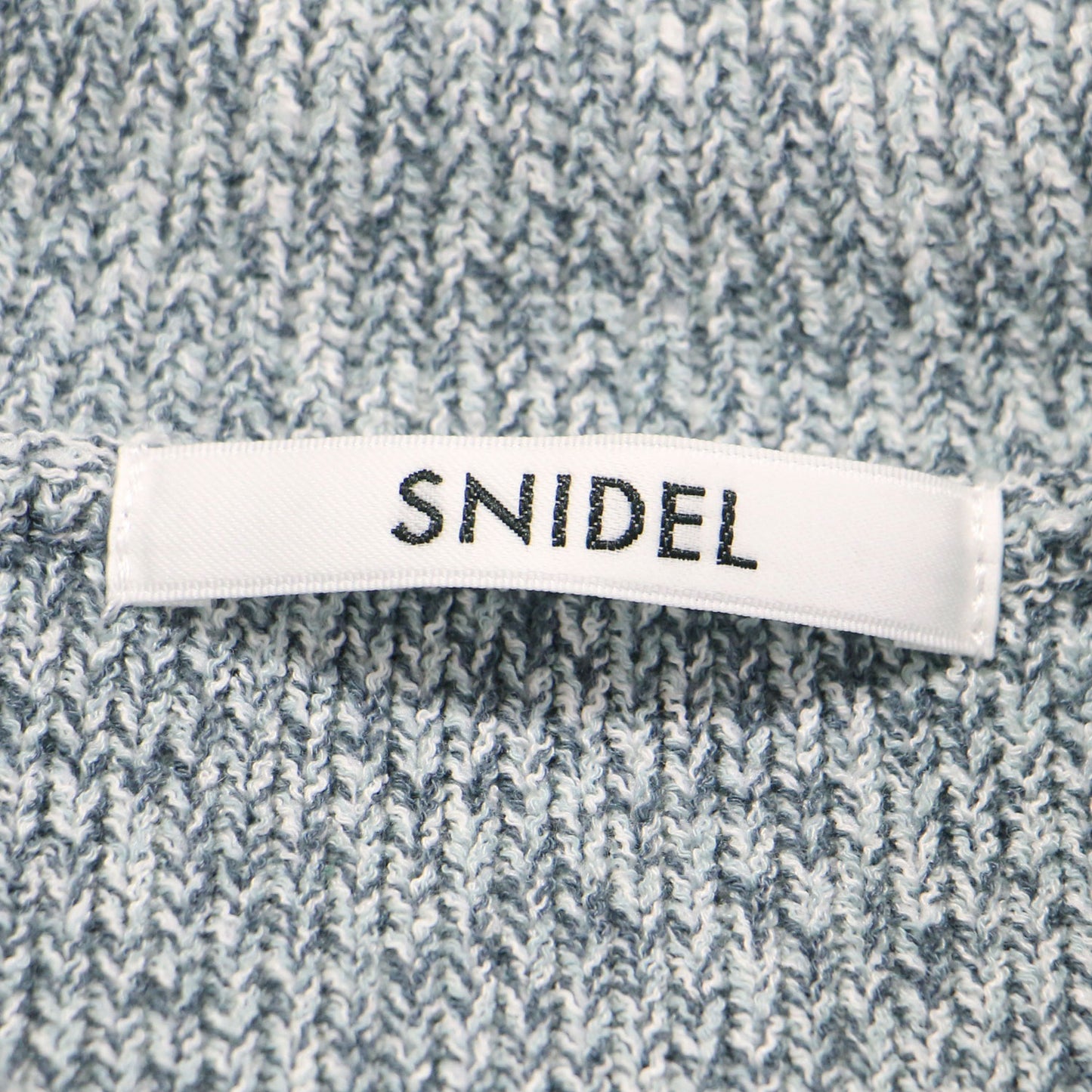 25春夏 トレンチ ニット ワンピース / ミニ丈 膝上 半袖 ダブルボタン メランジ