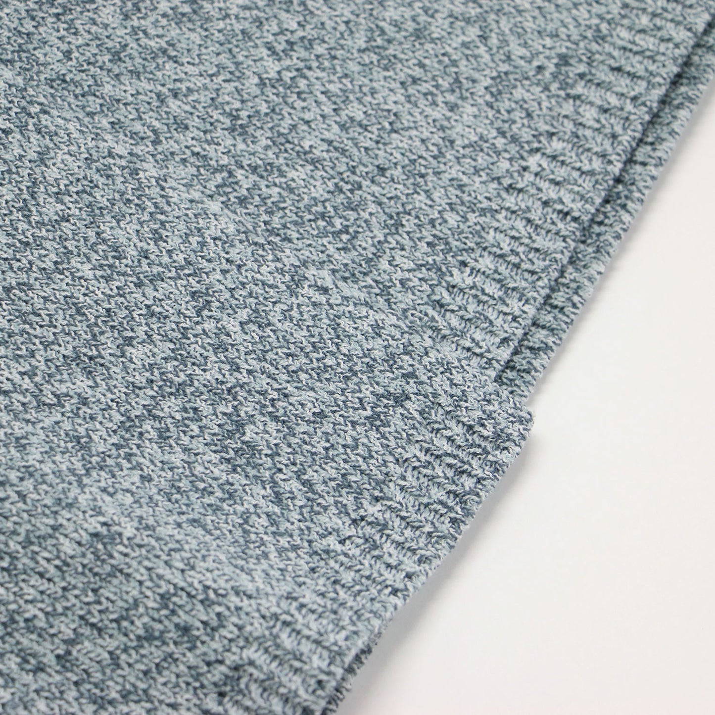 25春夏 トレンチ ニット ワンピース / ミニ丈 膝上 半袖 ダブルボタン メランジ