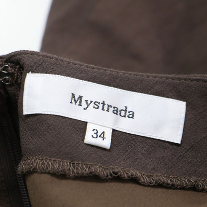 23春夏 カラー ボイル マーメイドワンピース / ドレス ノースリーブ Vネック ロング丈 コットン