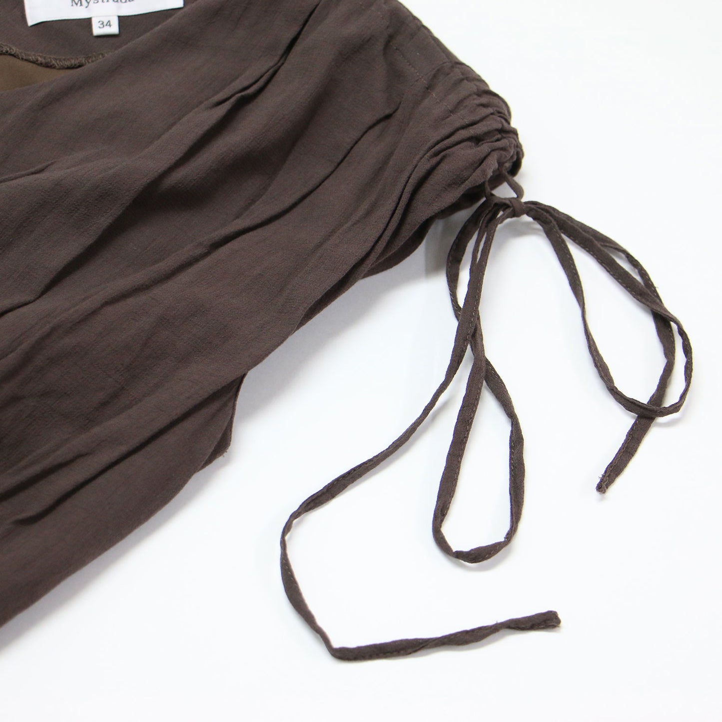 23春夏 カラー ボイル マーメイドワンピース / ドレス ノースリーブ Vネック ロング丈 コットン