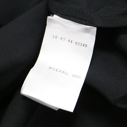 24秋冬 マット サテン オーバーサイズド プルオーバー / ブラウス フレンチスリーブ ワイド スリット