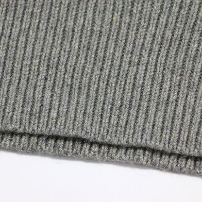 フェア アイル Vネック ボーダー ニット ベスト / プルオーバー ノースリーブ 総柄 スリット シルク コットン カシミヤ