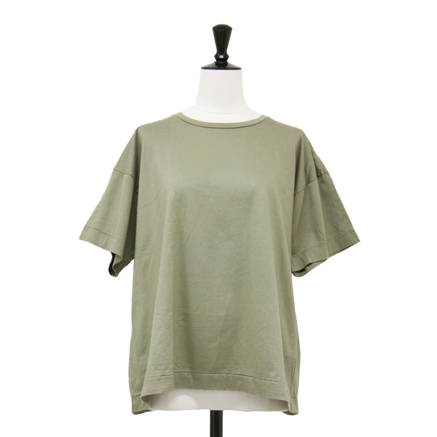 20秋冬 バック タック ワイド Tシャツ / カットソー 半袖 クルーネック ショートスリーブ コットン